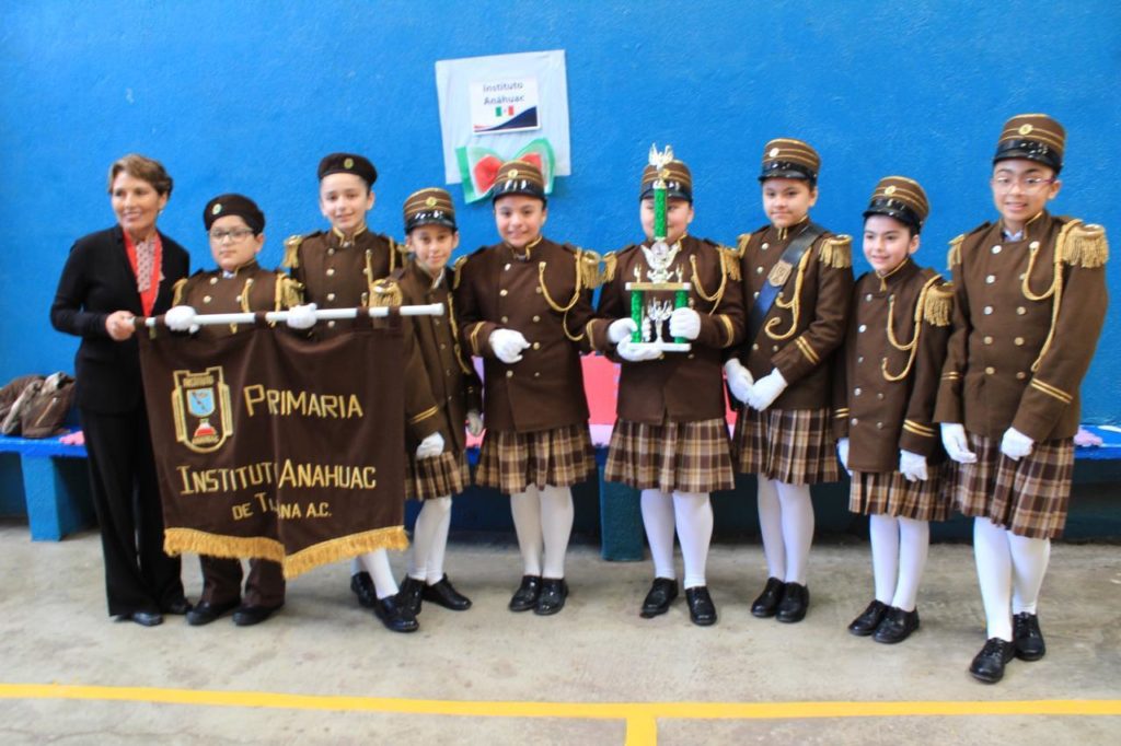 Ganadoras del premio escolta nivel primaria 2020, Instituto Anahuac de Tijuana Baja California, México.